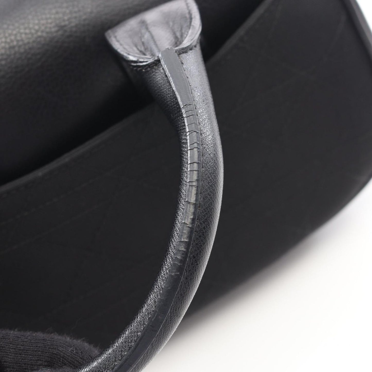 Dior Dio Tote Cannage Ma Nineto Black Canvas Leather Buckle — view 7