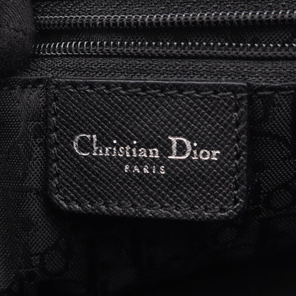 Dior Dio Tote Cannage Ma Nineto Black Canvas Leather Buckle — view 4