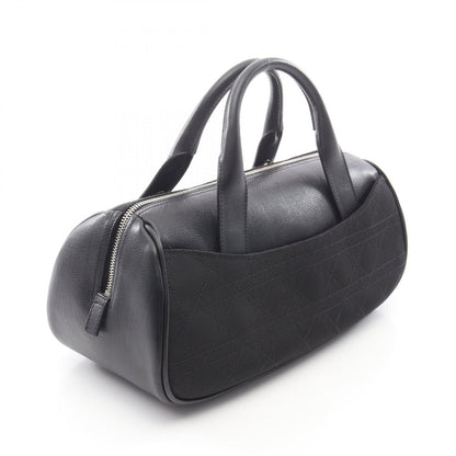 Dior Dio Tote Cannage Ma Nineto Black Canvas Leather Buckle — view 2