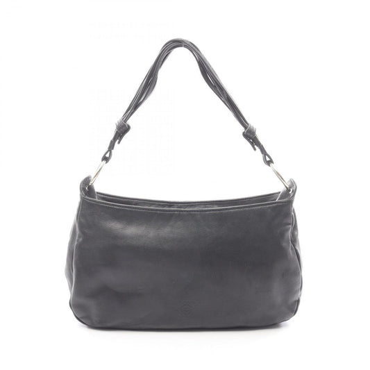 Loewe Shoulder Bag Anagram Black Leather