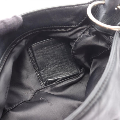 Loewe Shoulder Bag Anagram Black Leather — view 5