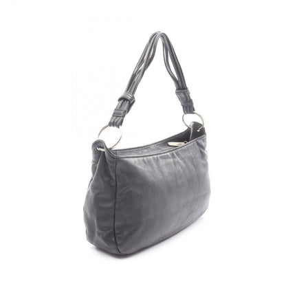Loewe Shoulder Bag Anagram Black Leather — view 2