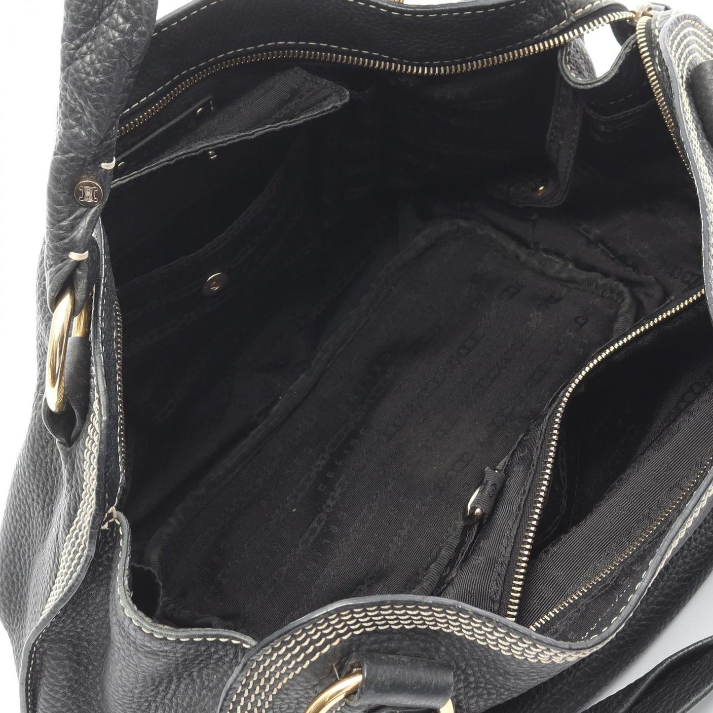 Celine Seri Handbag Black Leather — view 3