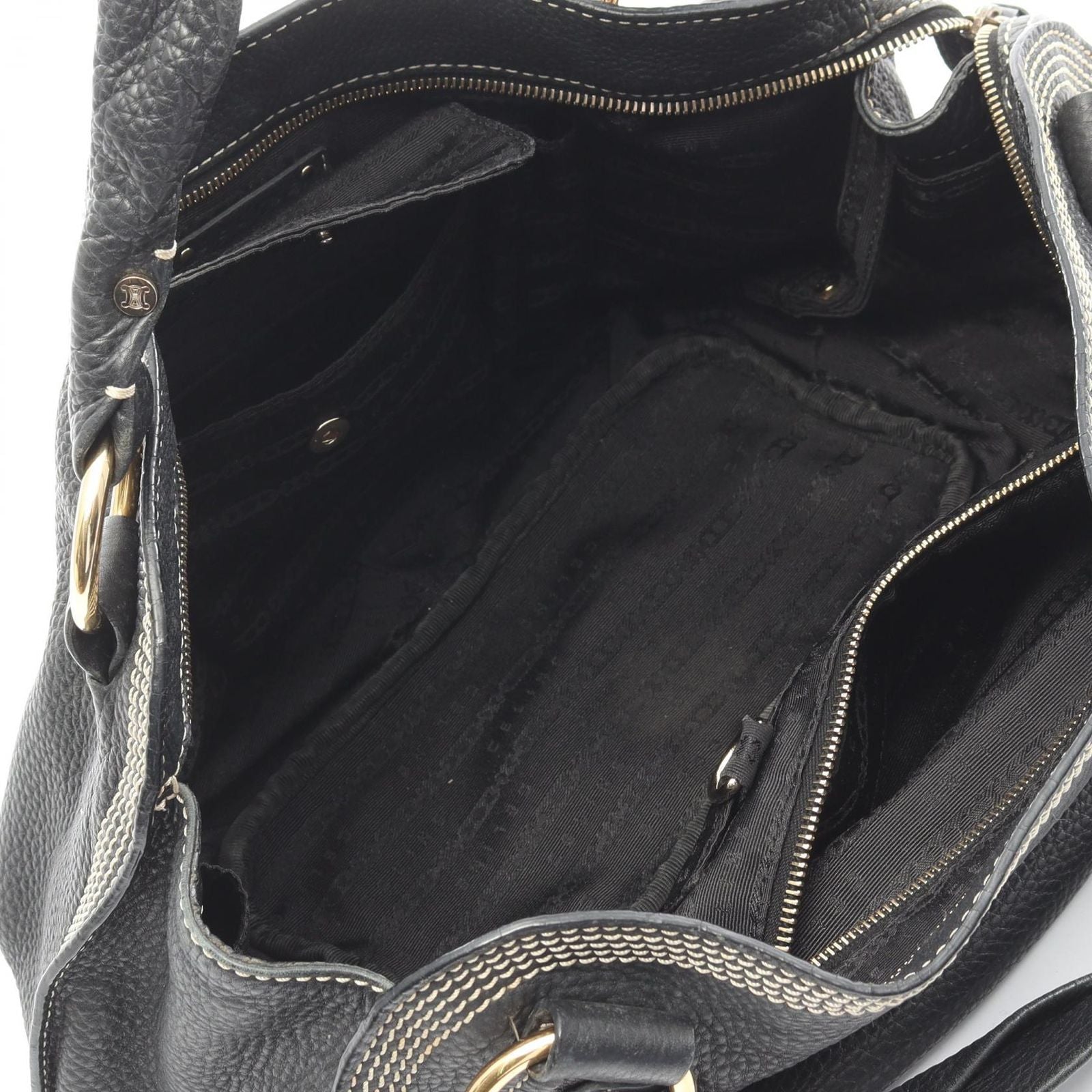 Celine Seri Handbag Black Leather — view 3