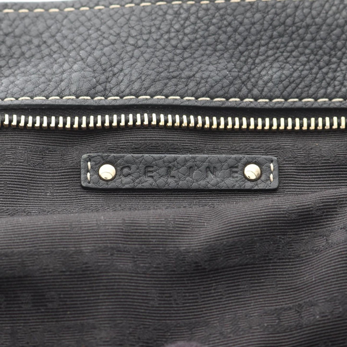 Celine Seri Handbag Black Leather — view 4