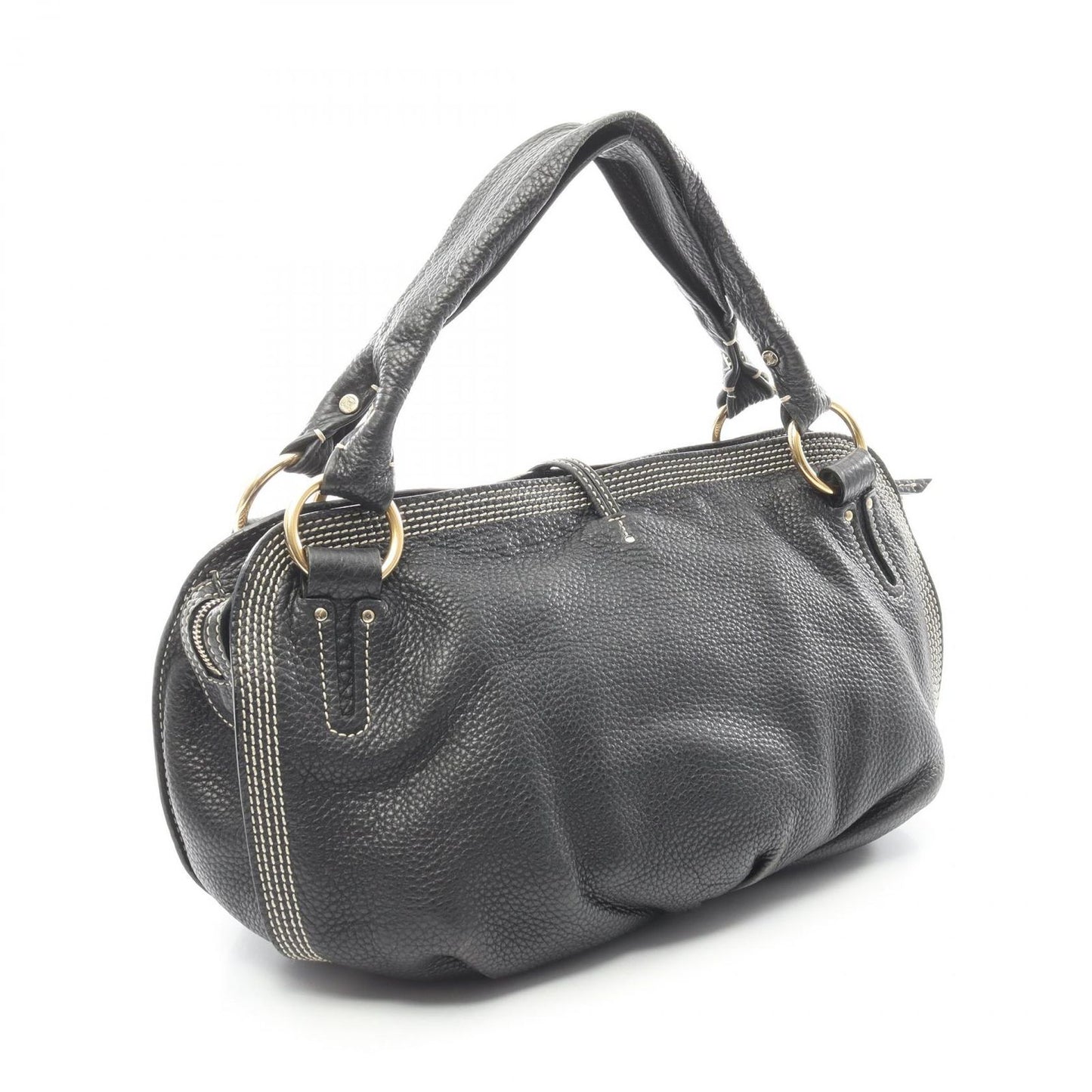 Celine Seri Handbag Black Leather — view 2
