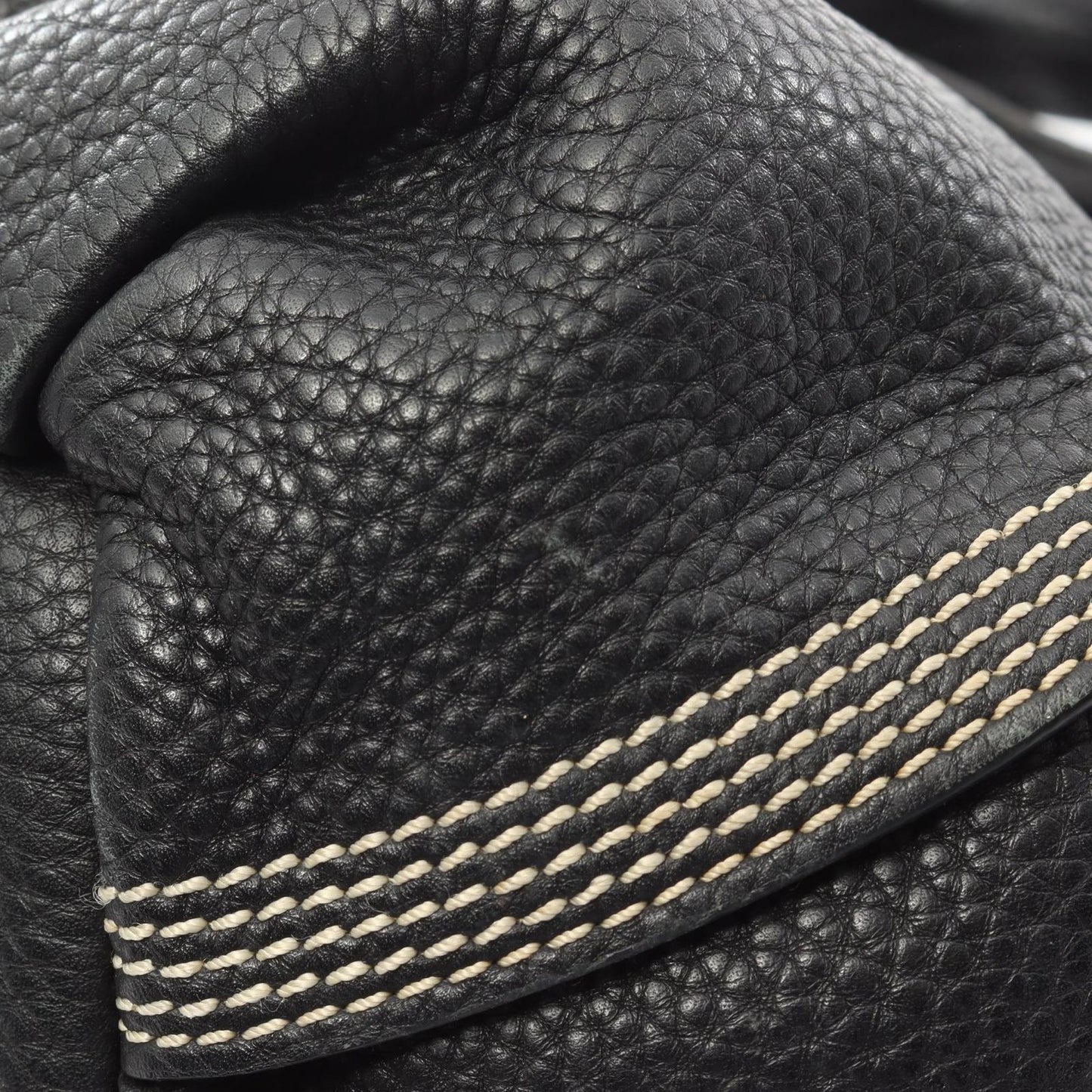 Celine Seri Handbag Black Leather — view 8