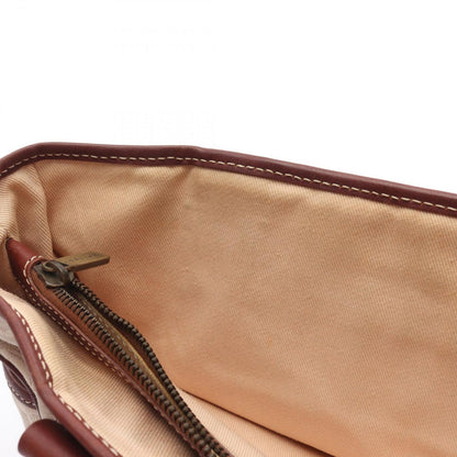 Celine Seri Handbag Beige Brown Canvas Leather — view 6