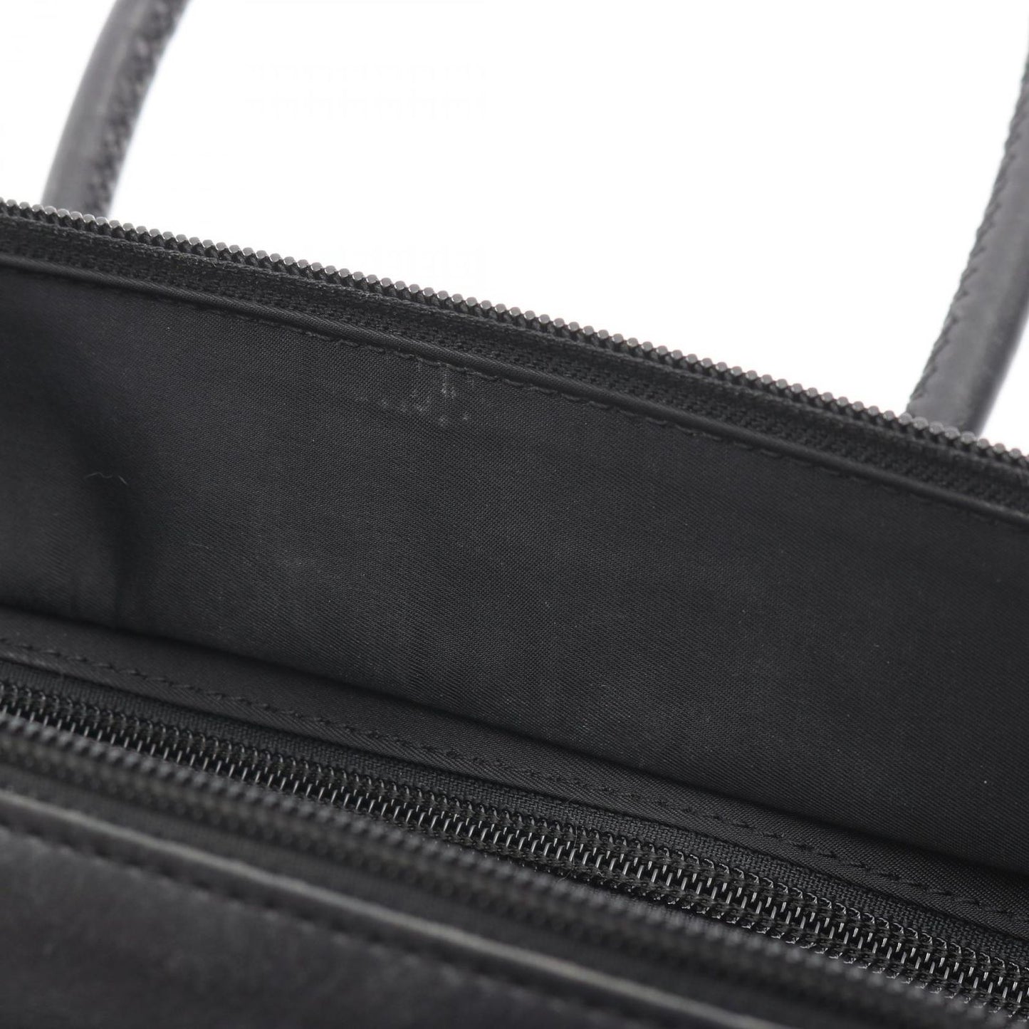 Celine Seri Handbag Sa Ninelelogo Black Nylon Leather — view 9