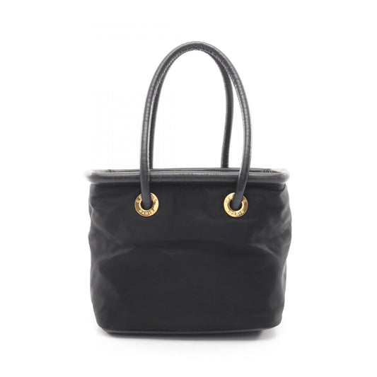 Celine Seri Handbag Sa Ninelelogo Black Nylon Leather