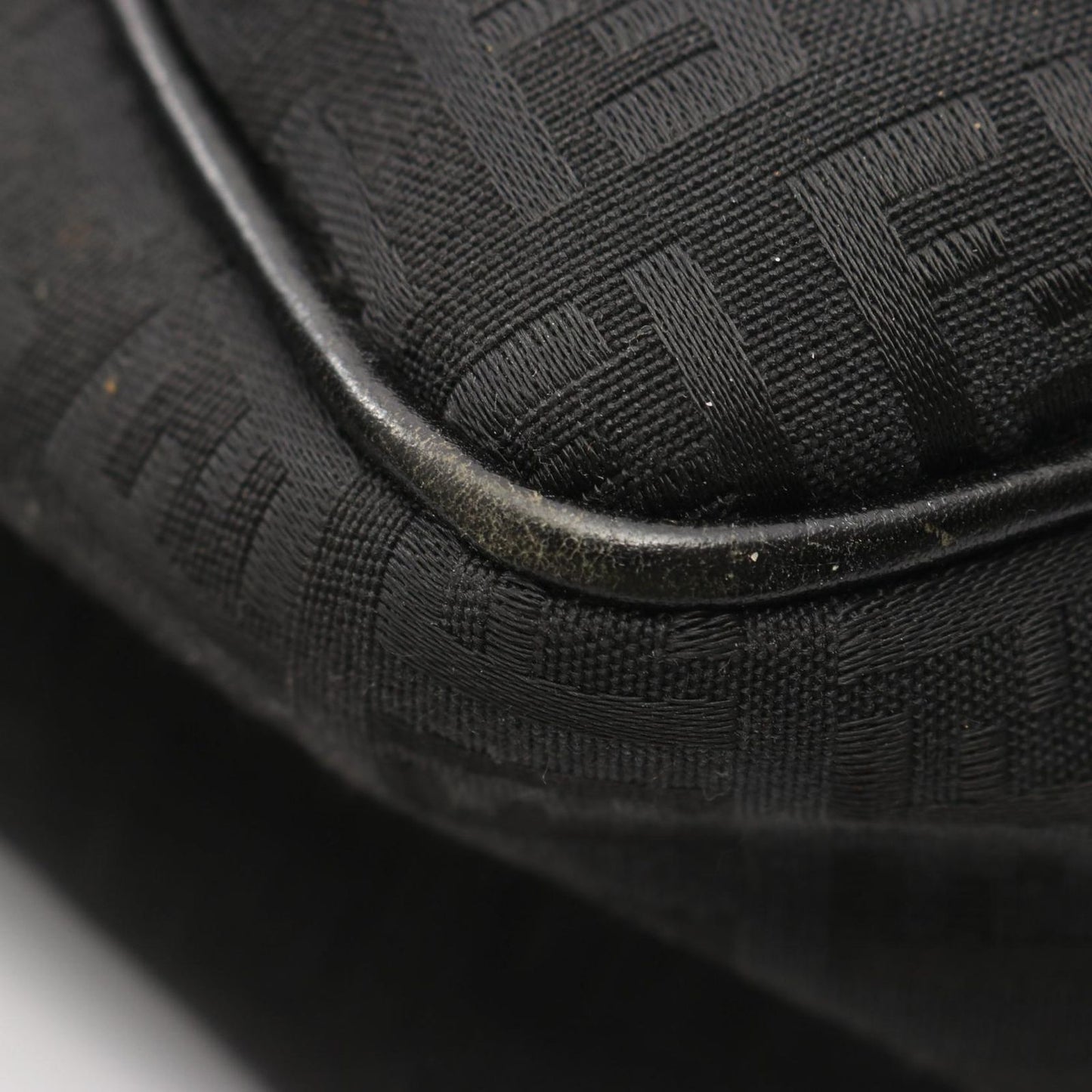 Fendi Tote of Black Canvas Leather of — view 5