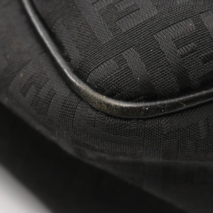 Fendi Tote of Black Canvas Leather of — view 5