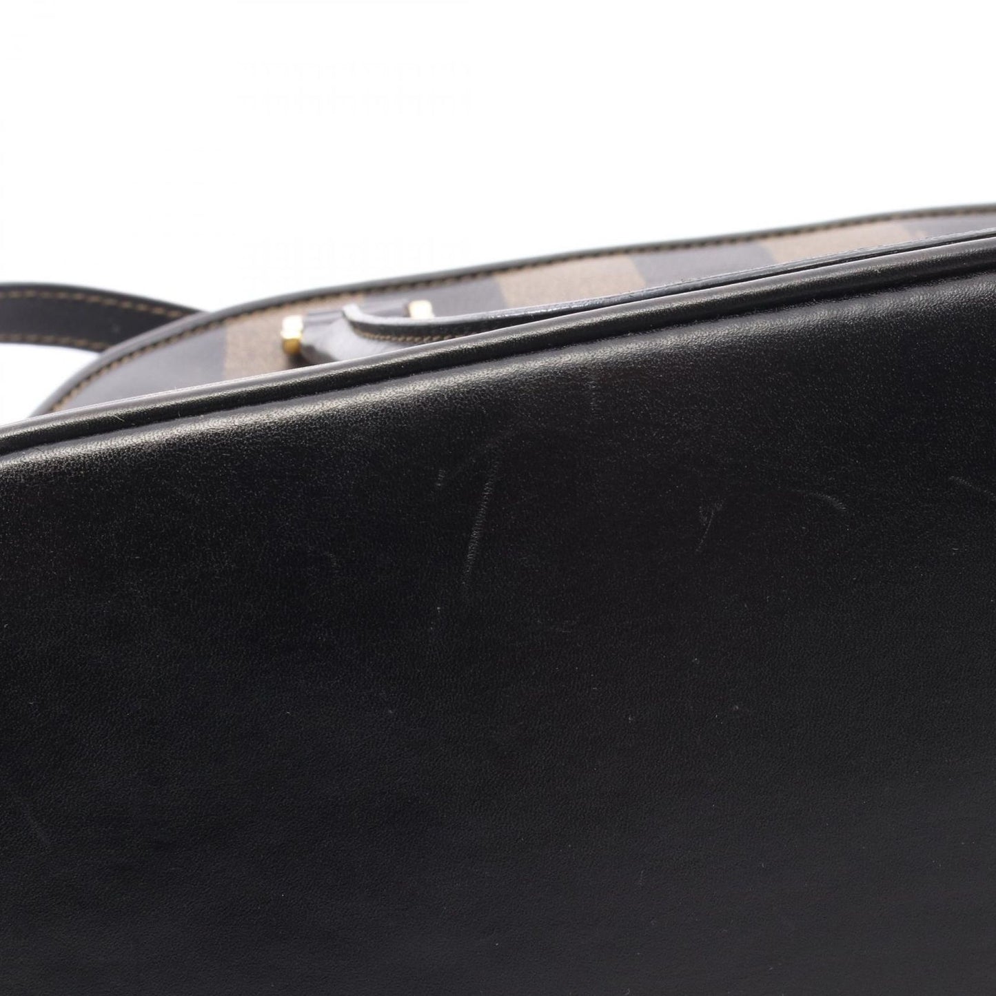 Fendi Shoulder Bag Pecan 2-Way Da Ninebrown Canvas Leather — view 7