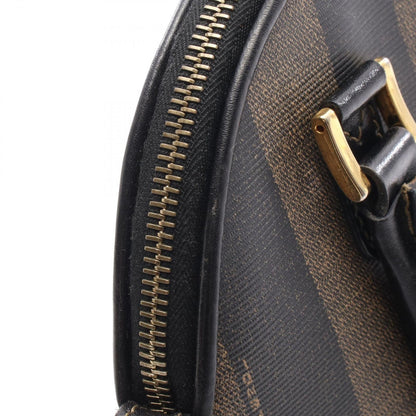 Fendi Shoulder Bag Pecan 2-Way Da Ninebrown Canvas Leather — view 5