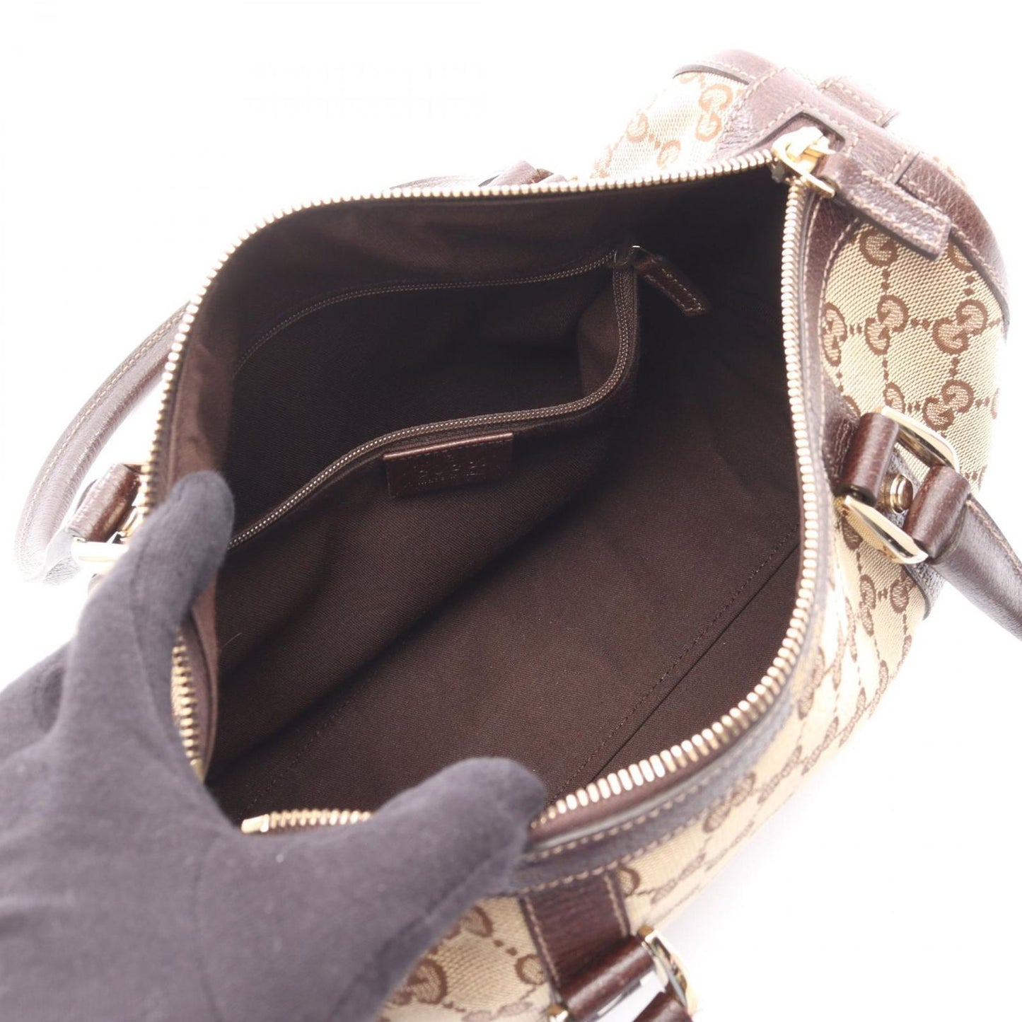 Gucci Handbag Abbey GG Canvas Beige Da Ninebrown — view 3