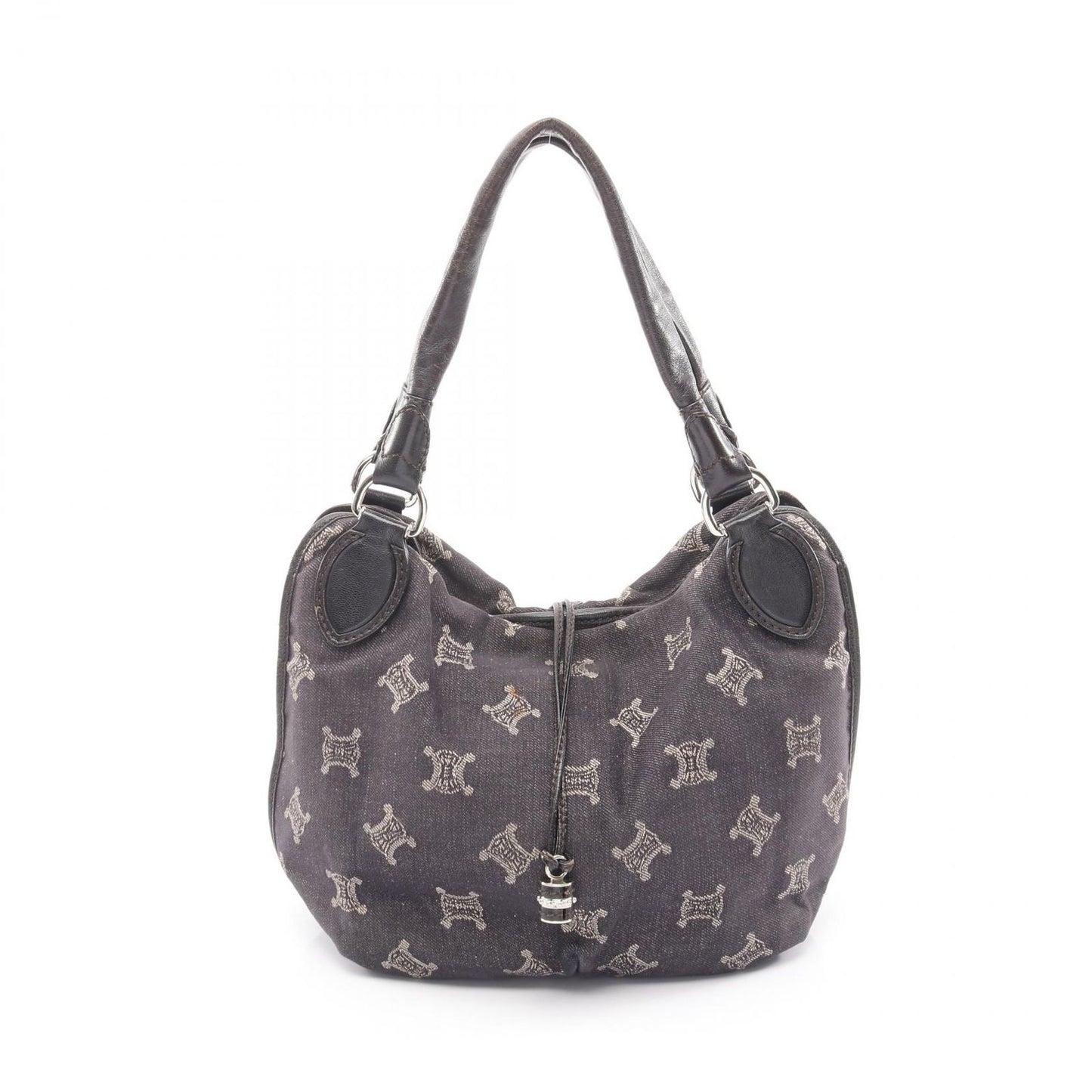 Celine Seri Handbag Black Denim