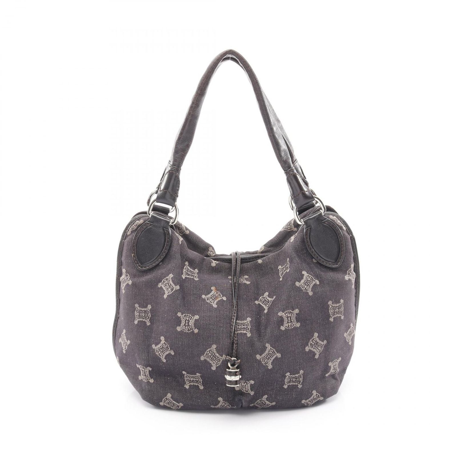 Celine Seri Handbag Black Denim