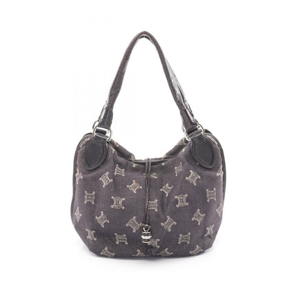 Celine Seri Handbag Black Denim