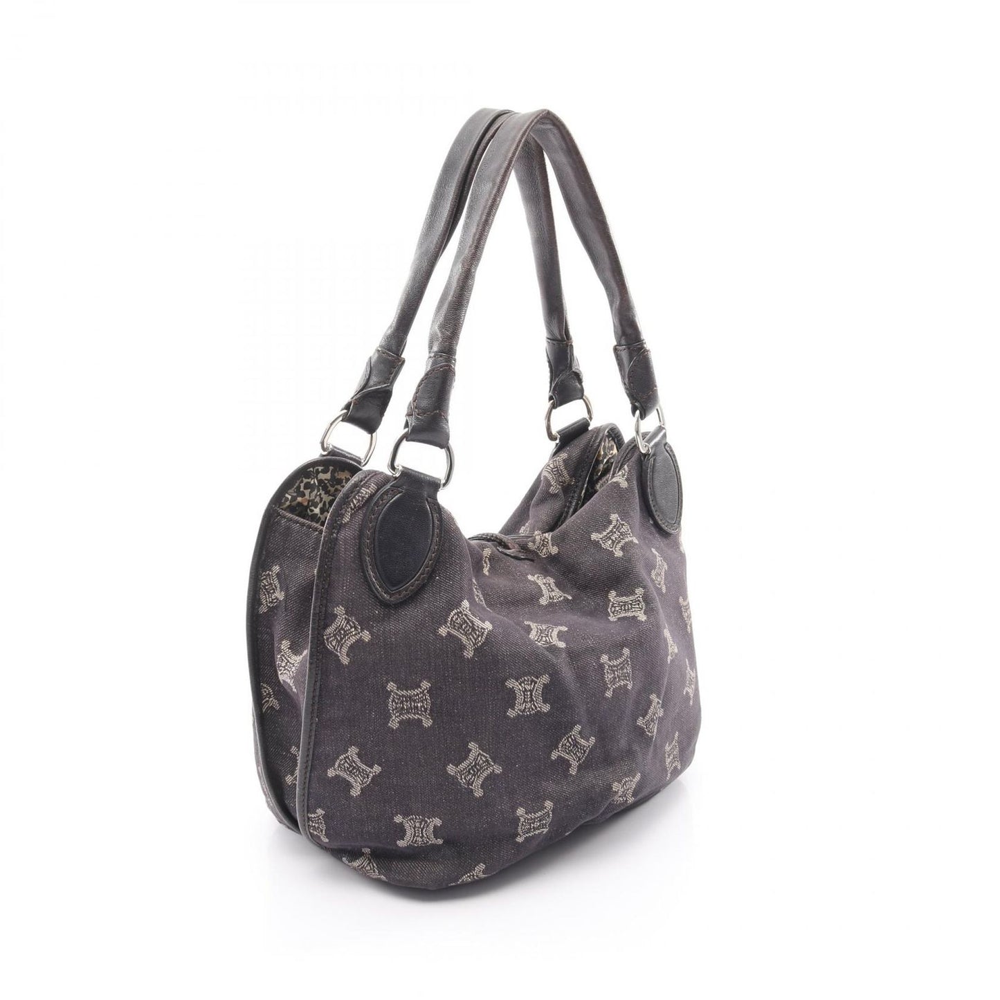 Celine Seri Handbag Black Denim — view 2