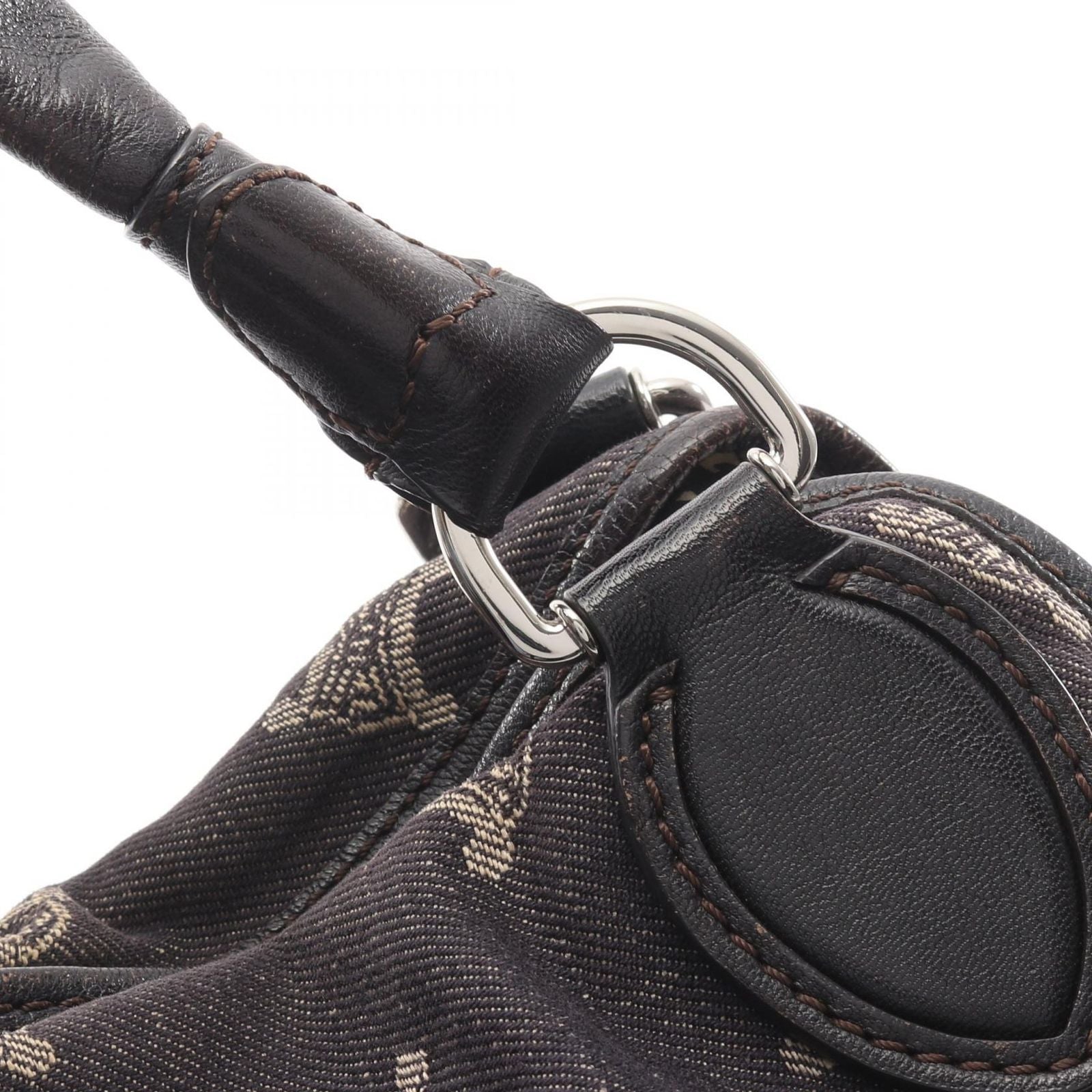 Celine Seri Handbag Black Denim — view 7