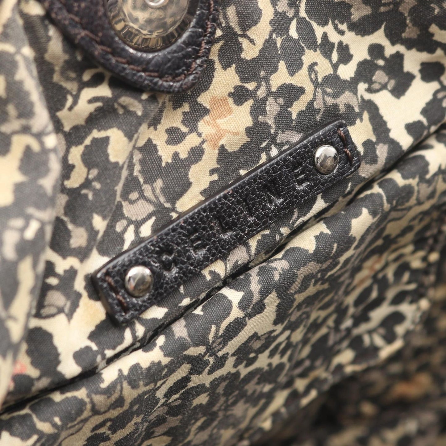 Celine Seri Handbag Black Denim — view 4