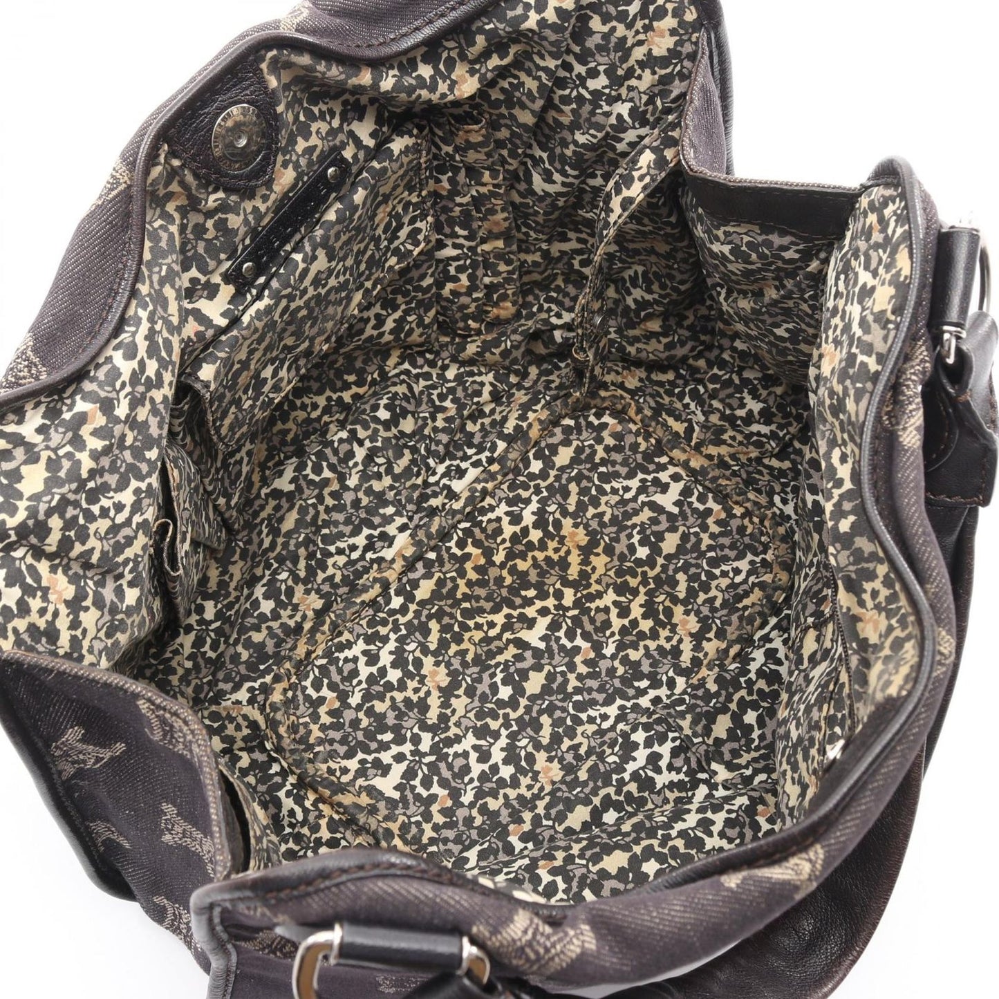 Celine Seri Handbag Black Denim — view 3