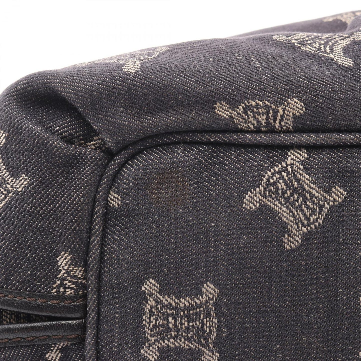 Celine Seri Handbag Black Denim — view 8