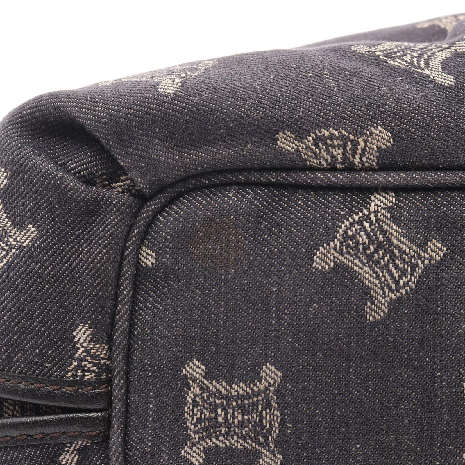 Celine Seri Handbag Black Denim — view 8