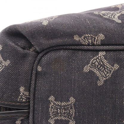 Celine Seri Handbag Black Denim — view 8