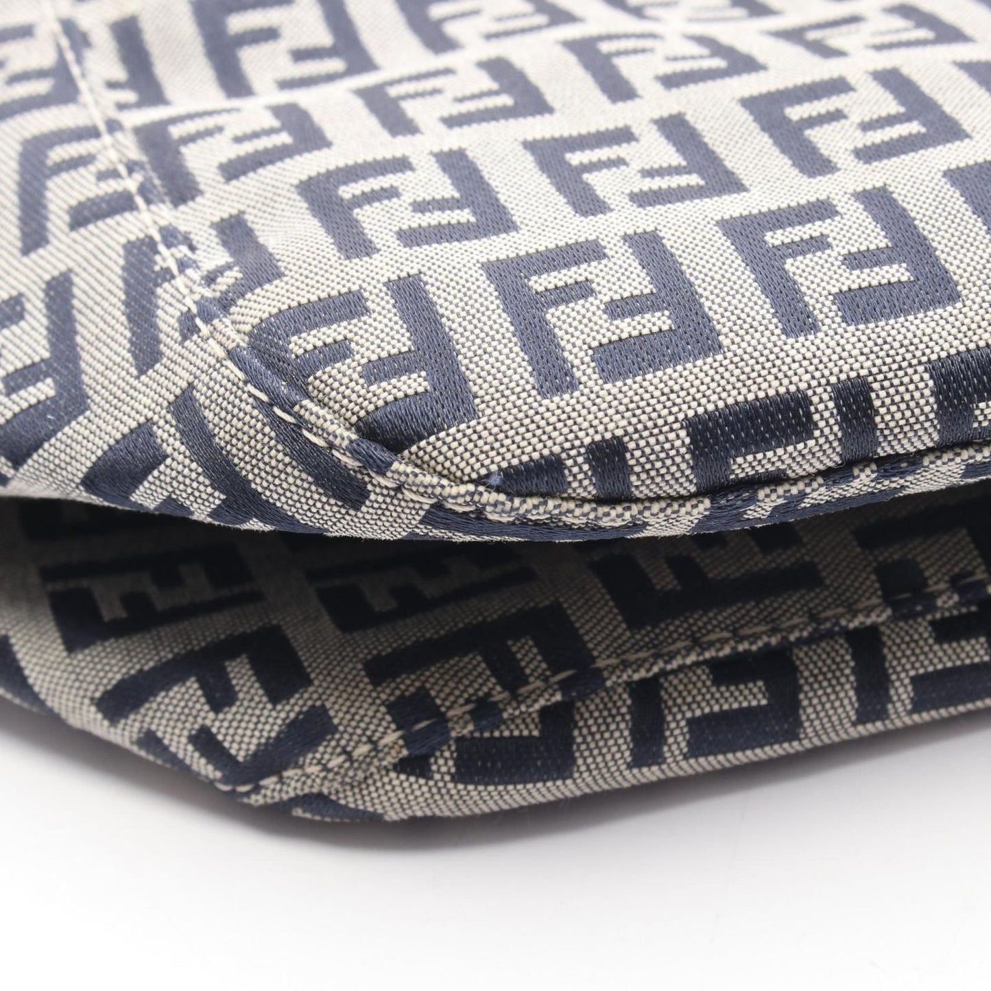 Fendi of Navy Canvas Leather of Shoulder Bag — view 8