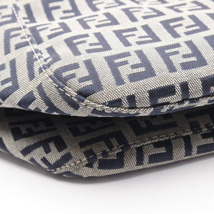Fendi of Navy Canvas Leather of Shoulder Bag — view 8