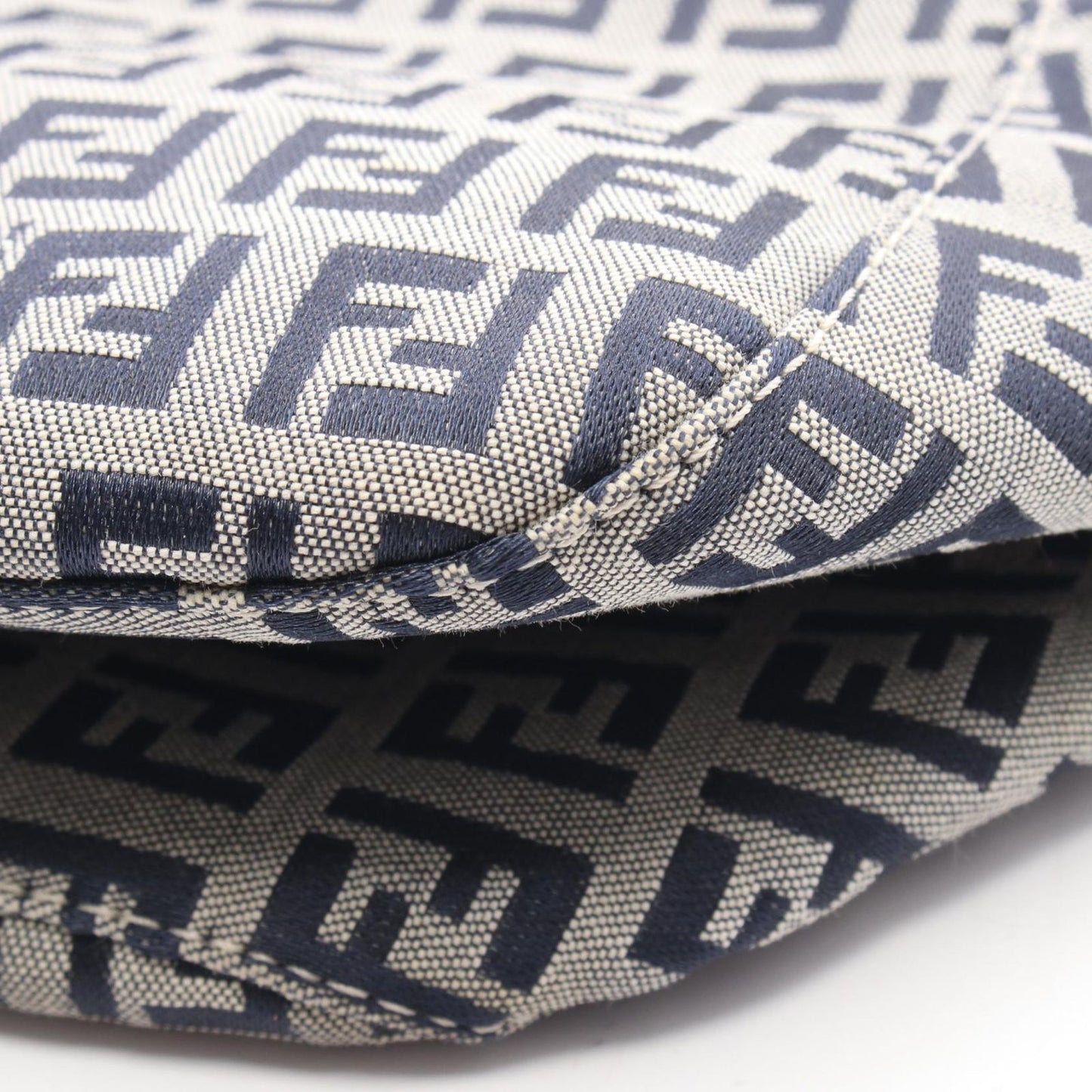 Fendi of Navy Canvas Leather of Shoulder Bag — view 9