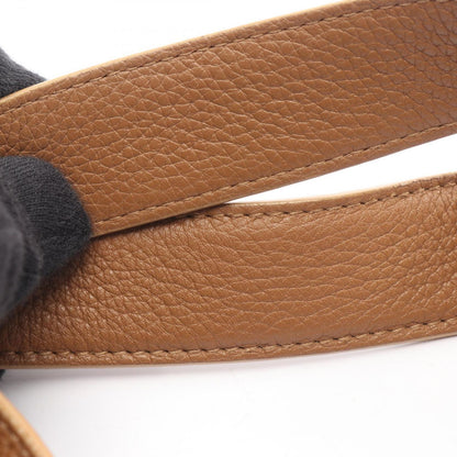 Bvlgari Bule Handbag Logo Maa Matreestare Beige Brown Canvas Leather — view 6