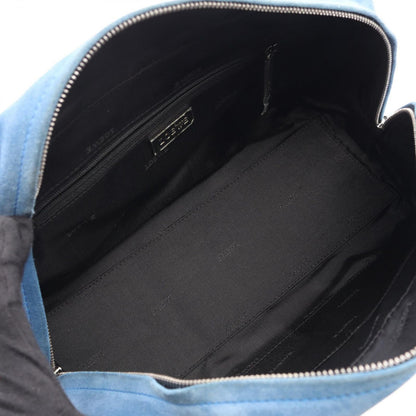Loewe Handbag Amazona 28 Black Blue Patent Leather — view 3