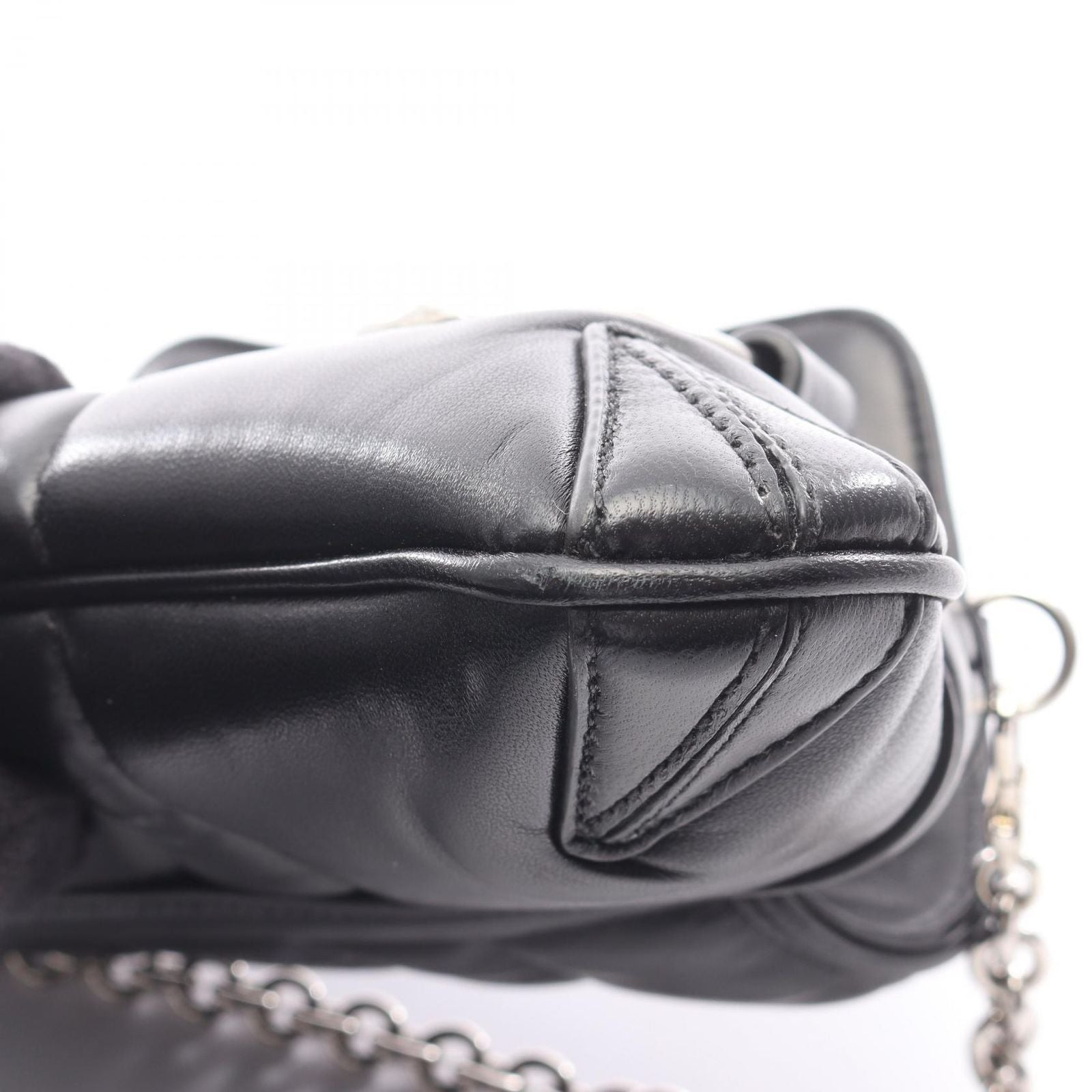 Gucci Handbag Horsebit 2-Way Black Leather Che Shoulder — view 5
