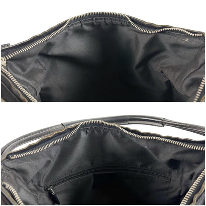 Gucci GG Canvas Shoulder Bag Bo Black Nylon — view 7
