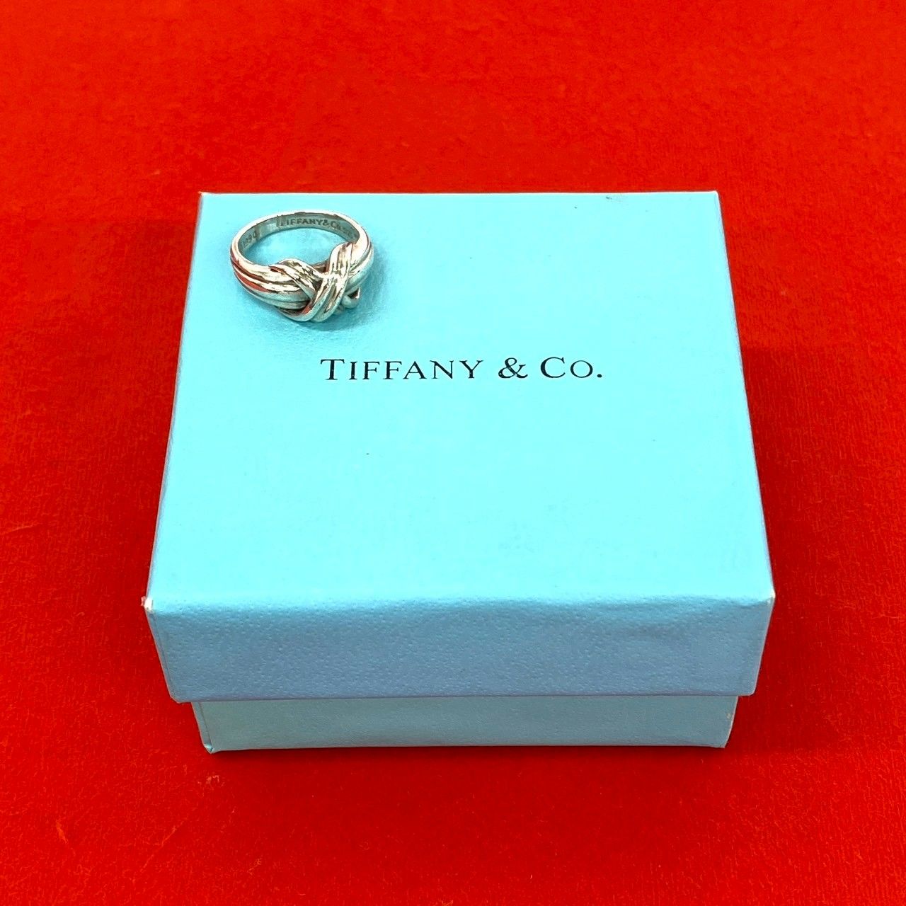 Tiffany & Co Signature Ring 925 Sterling Silver