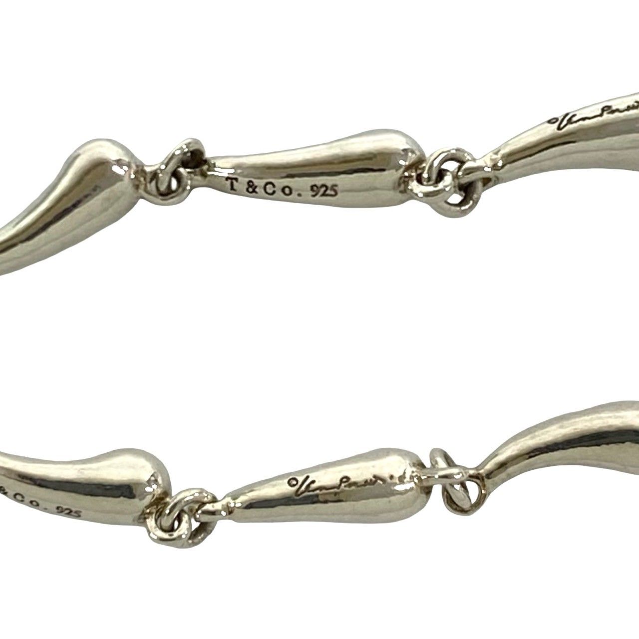Tiffany & Co Box Teardrop Bracelet 925 Sterling Silver — view 3