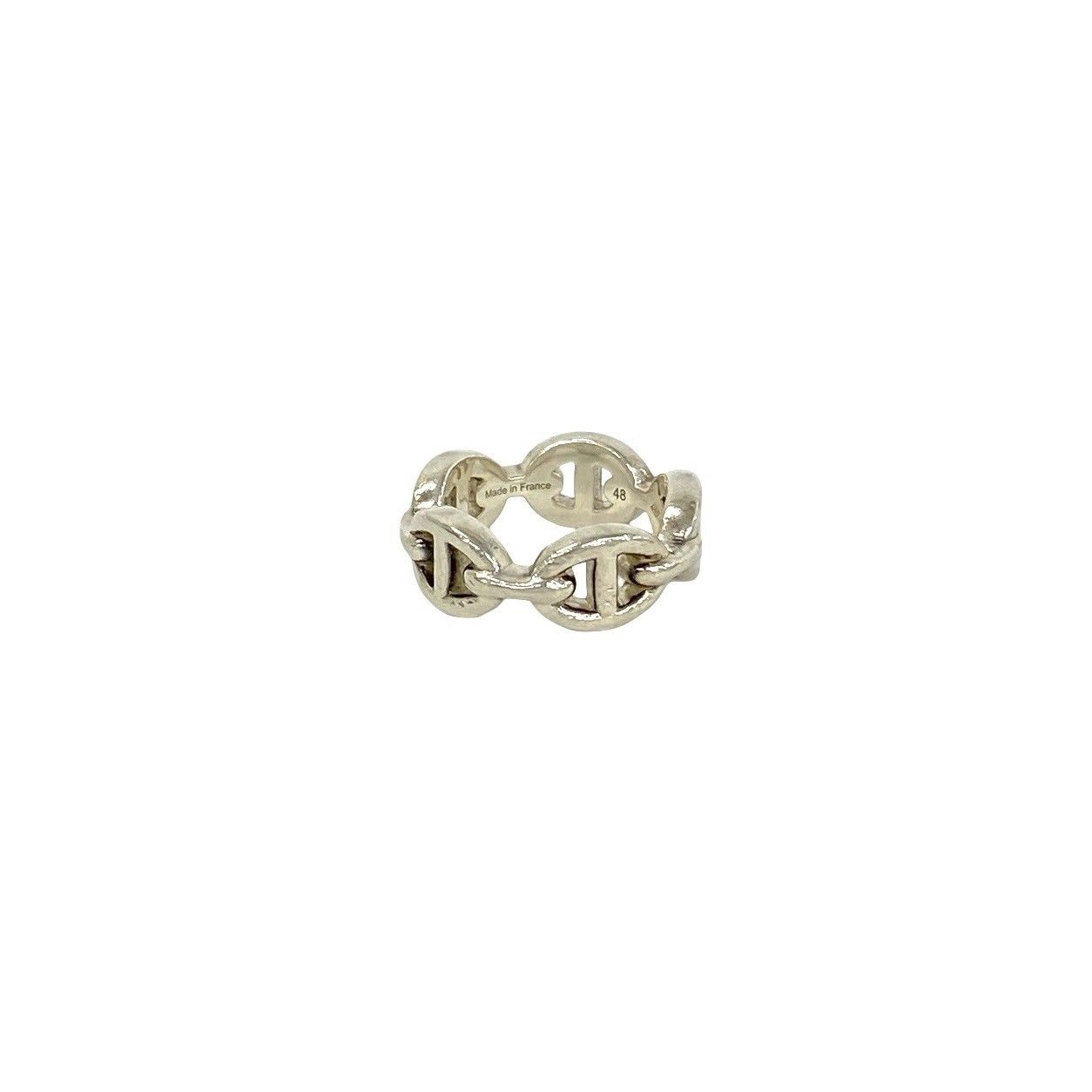 Hermes Enchainee Ring 925 Sterling Silver — view 5