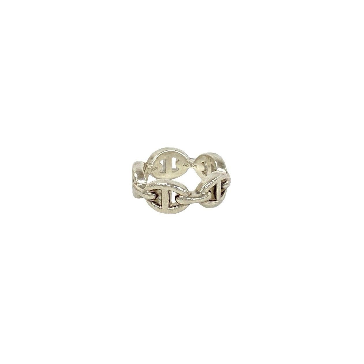 Hermes Enchainee Ring 925 Sterling Silver — view 4