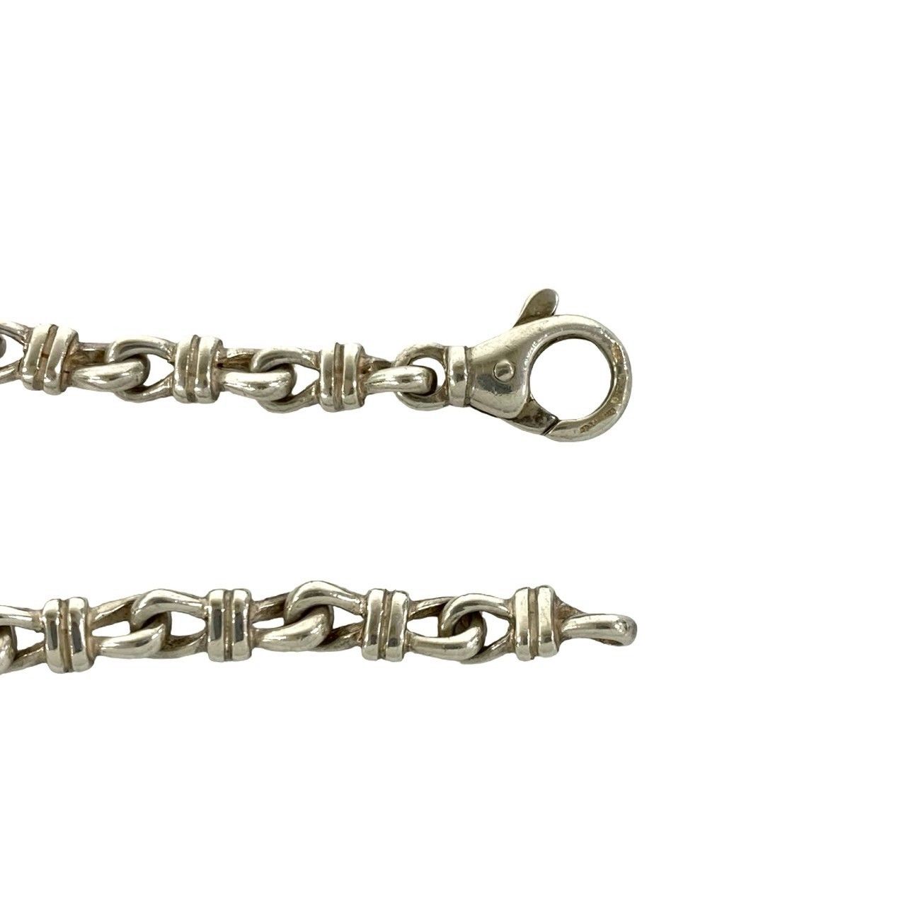 Tiffany & Co Knot Link ID Bracelet 925 Sterling Silver — view 4