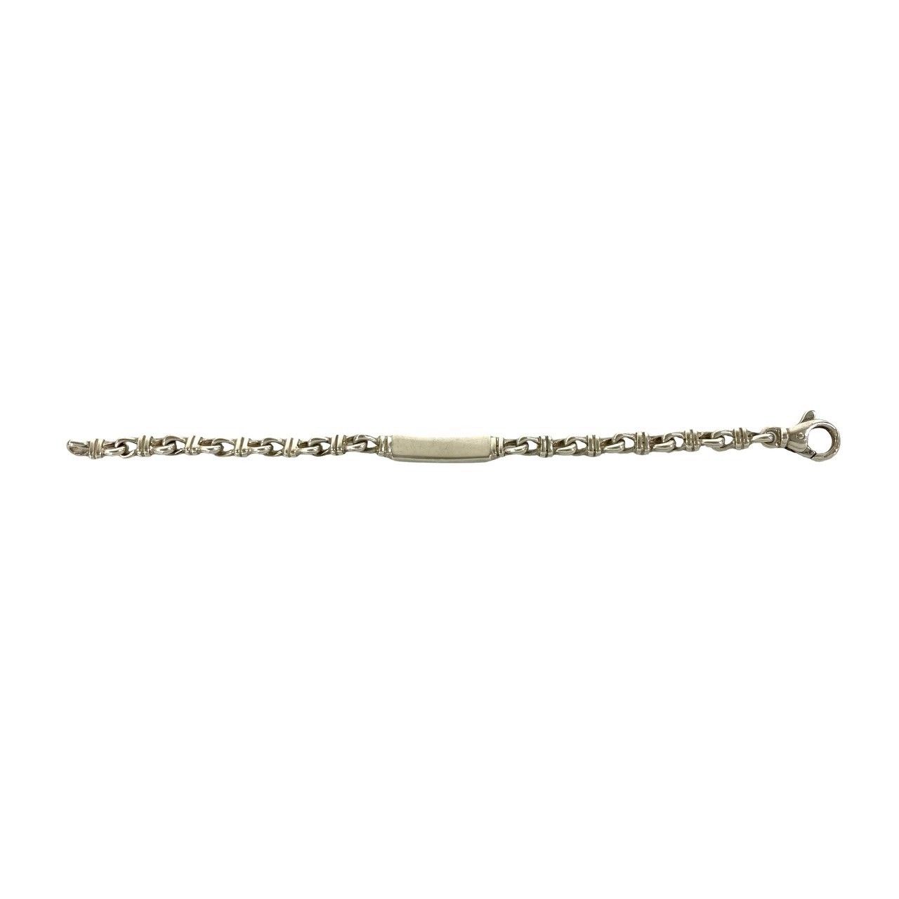 Tiffany & Co Knot Link ID Bracelet 925 Sterling Silver — view 6