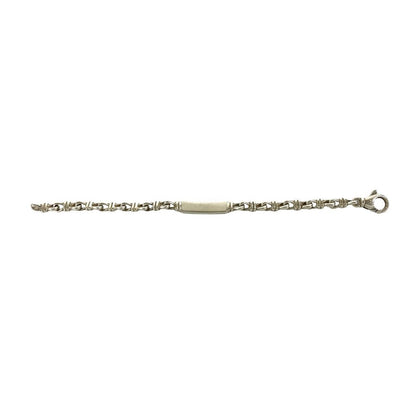 Tiffany & Co Knot Link ID Bracelet 925 Sterling Silver — view 6