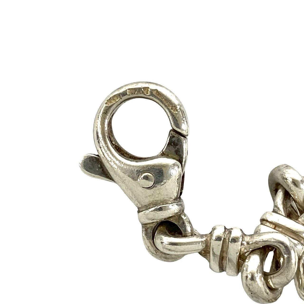 Tiffany & Co Knot Link ID Bracelet 925 Sterling Silver — view 3