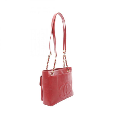 Chanel Tote CC Logo Red CC Sleda — view 2