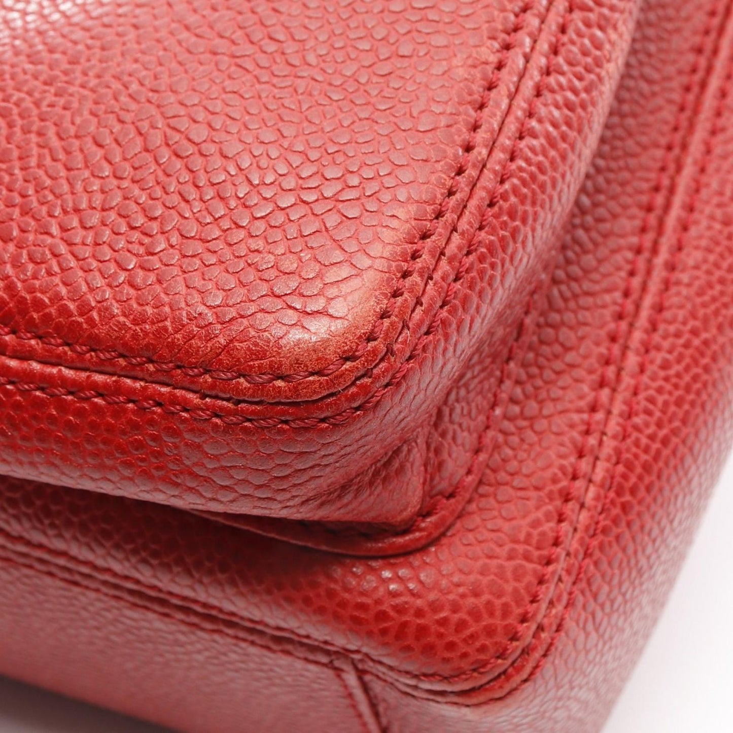 Chanel Tote CC Logo Red CC Sleda — view 7