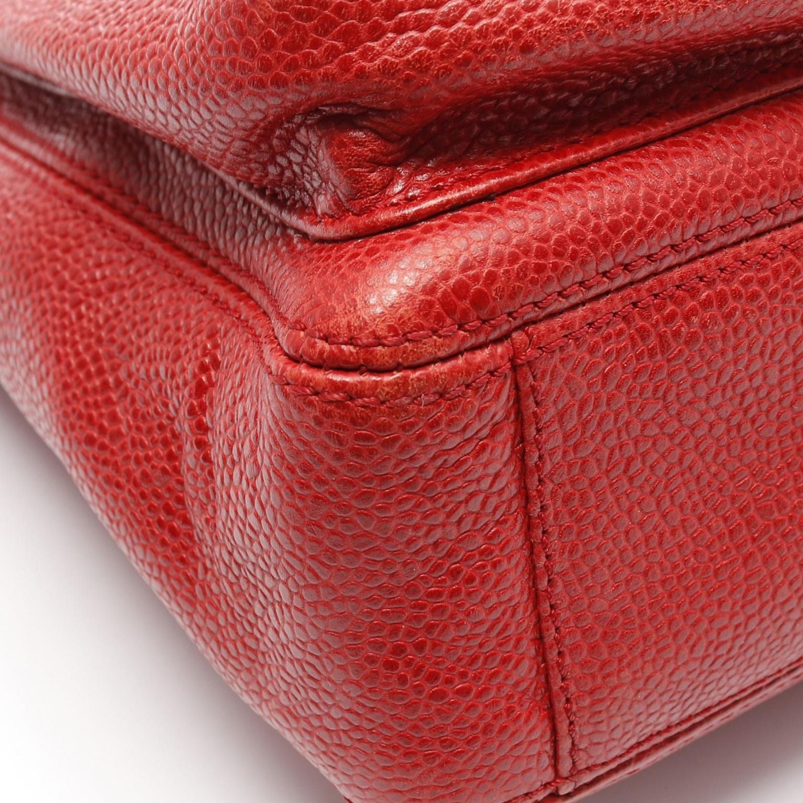 Chanel Tote CC Logo Red CC Sleda — view 8
