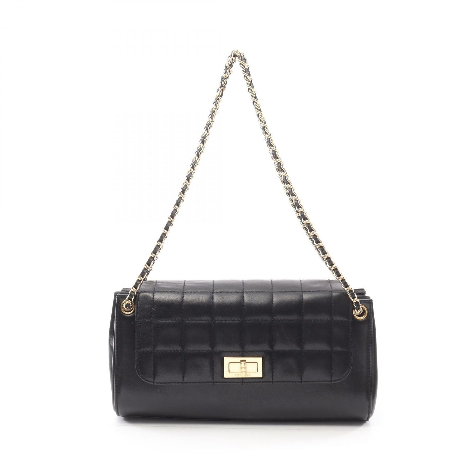 Chanel Shoulder Bag 2.55 Koba Black Lambskin Che