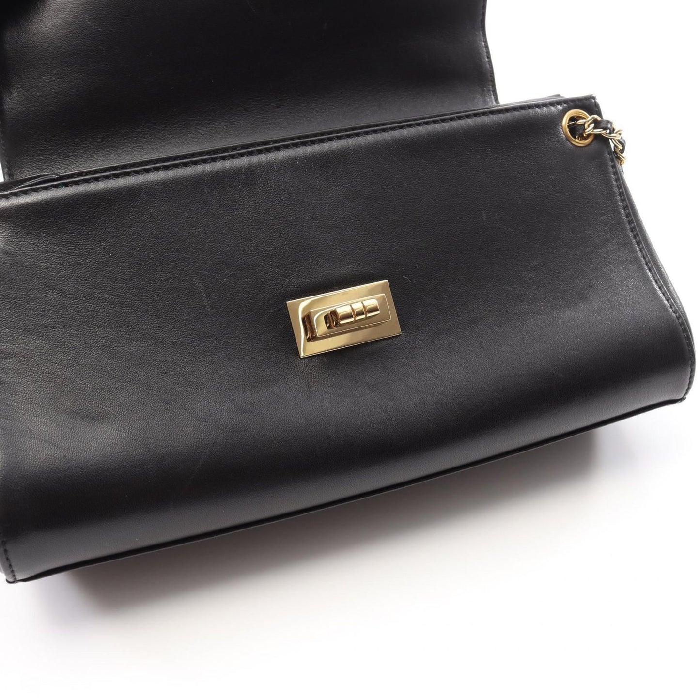 Chanel Shoulder Bag 2.55 Koba Black Lambskin Che — view 7