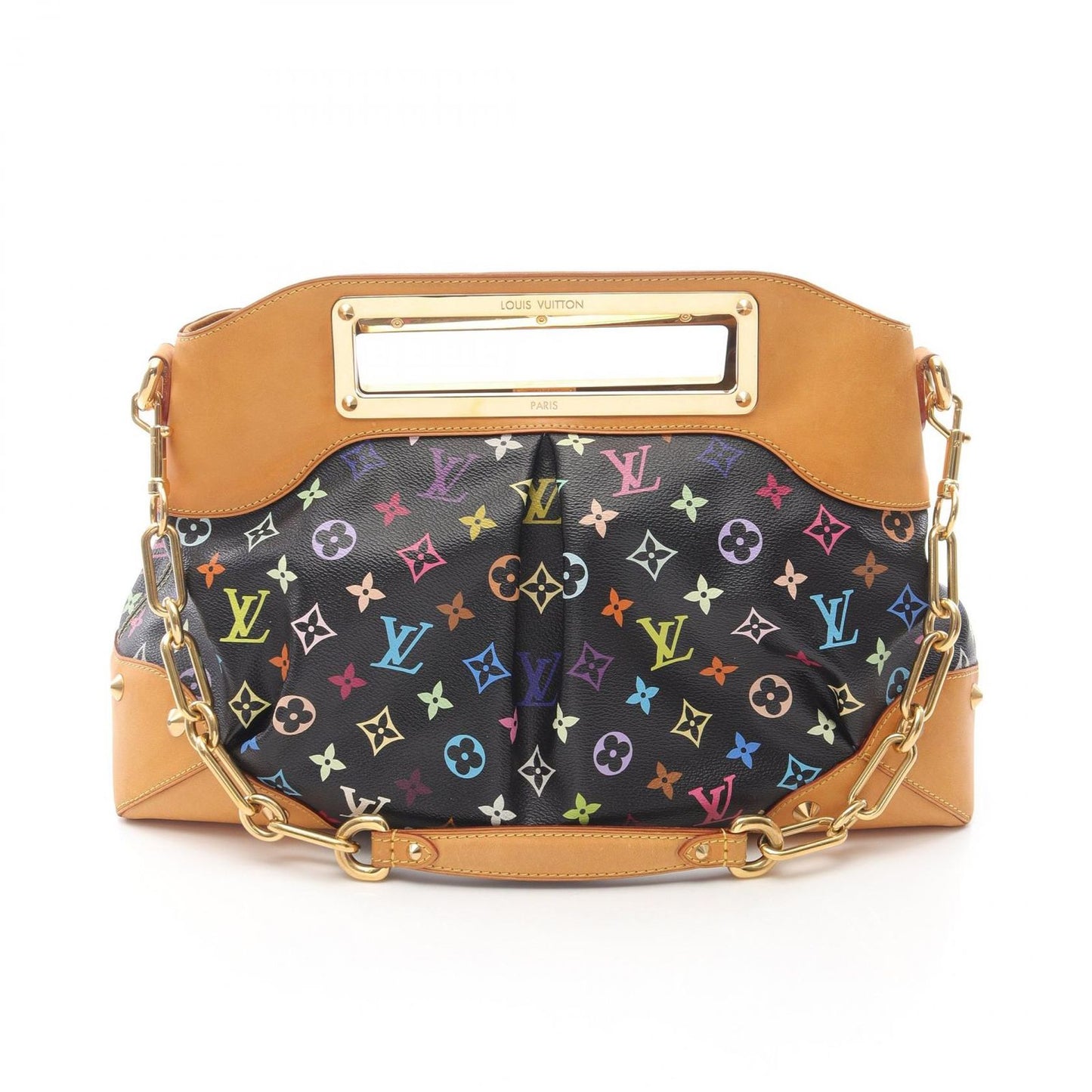 Louis Vuitton Shoulder Bag Jidi GM Noir Canvas Leather